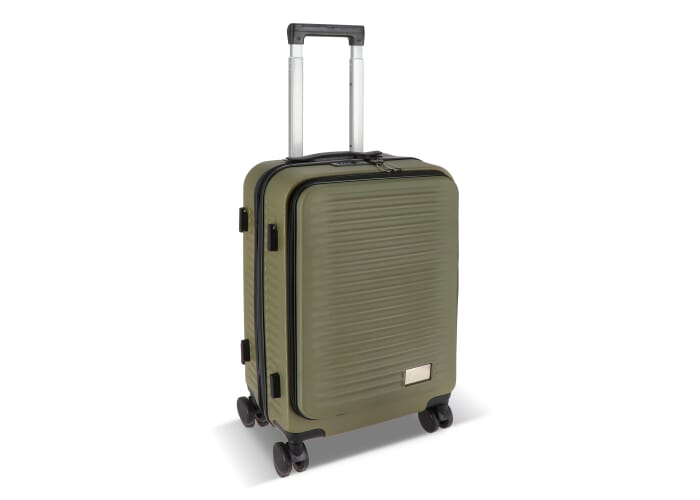 Carafe thermique personnalisée acier recyclé Trine Vert olive